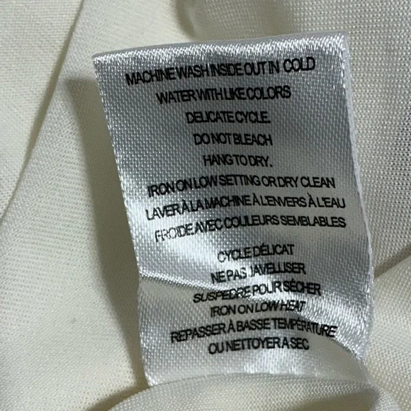 C by One Blouse Flutter Sleeve Summer Top Boho Semitransparent Lined Plus 2X - Picture 5 of 16